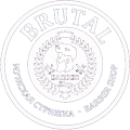 Логотип барбершоп Брутал